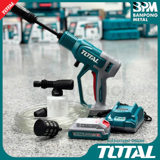 TOTAL เครื่องฉีดน้ำ ปืนฉีดน้ำ แรงดัน สูง ไร้สาย 20V 2Ah รุ่น TPWLI20362