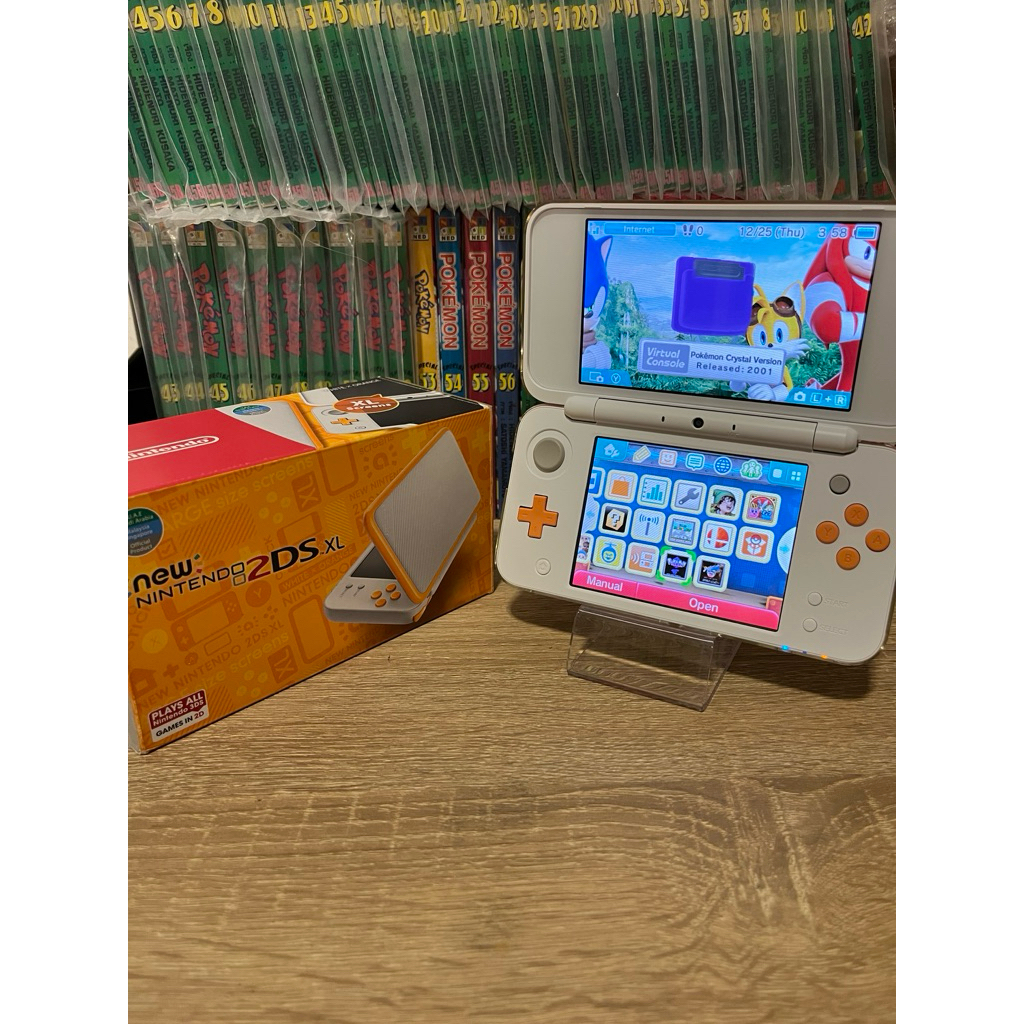 Nintendo New 2Ds Xl (USA-UMD)สภาพมือ 1 + Pokemon Bank + Pokemon Crystal (NNID)