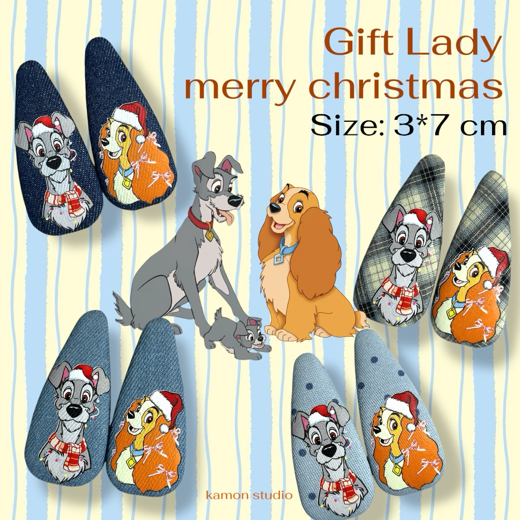 Gift lady merry christmas