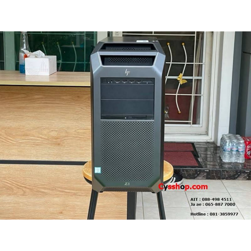 HP Z8 G4 Workstation Xeon Gold 6148 20C 40T SSD512GB+HD1TB RAM32GB Quadro P4000(8GB DDR5)สำหรับงานตั