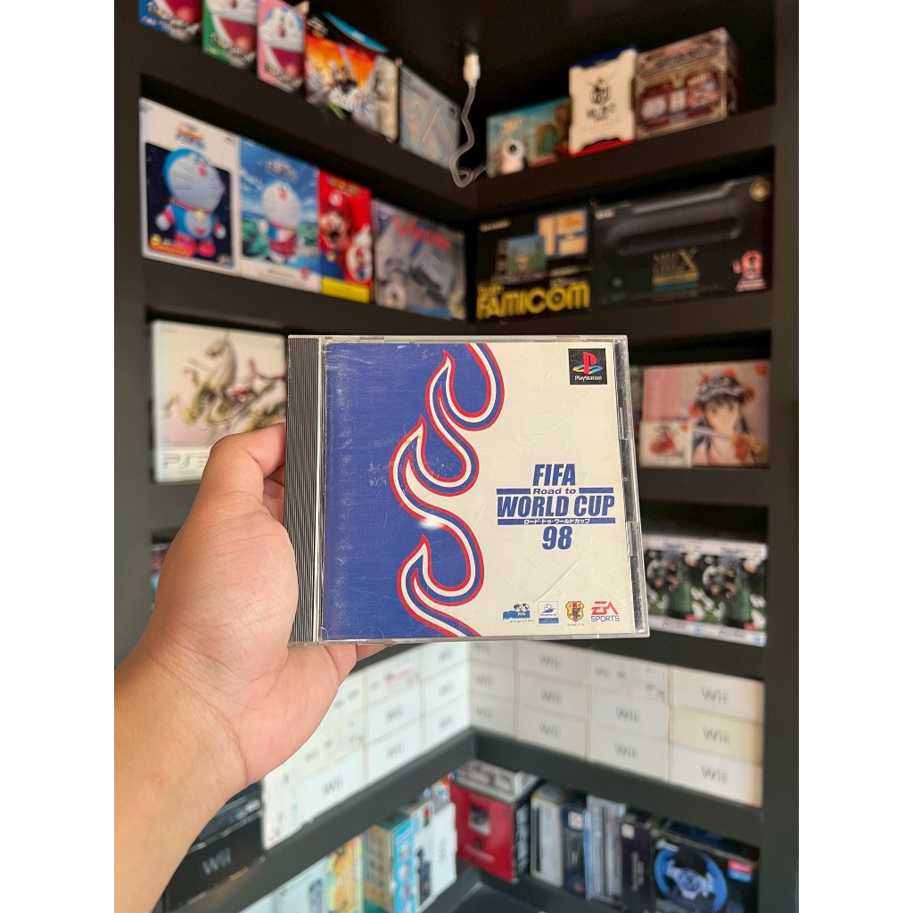 แผ่นเกมแท้ Ps1 FIFA Road to World Cup 98 Japan
