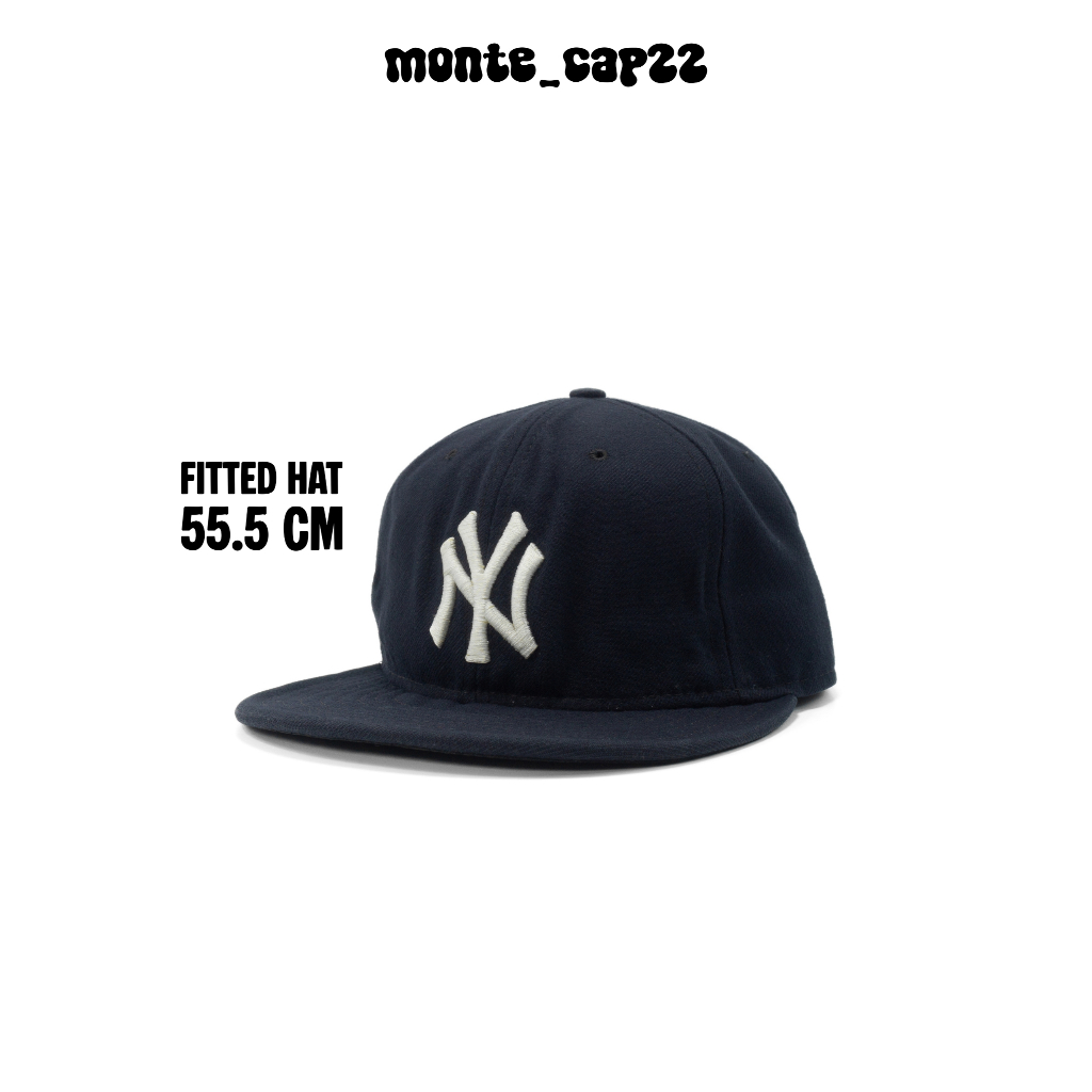 [ใส่โค้ดลดได้]✅100% New york Yankees New Era 59 Fifty Cool Base Made in USA หมวกมือสอง cap หมวกแก๊ป