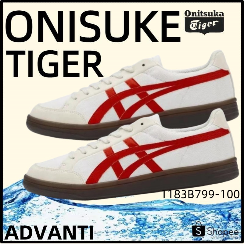 Onitsuka Tiger Advanti รองเท้าสบายๆ 1183B799-100💕ใหม่ล่าสุด💕