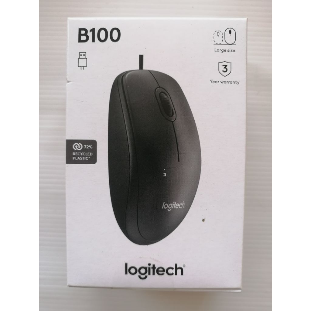 เมาส์​ logitech รุ่น​ B100