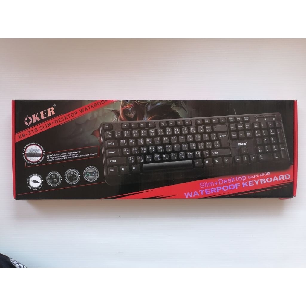 คีย์บอร์ด​ OKER รุ่นKB-318