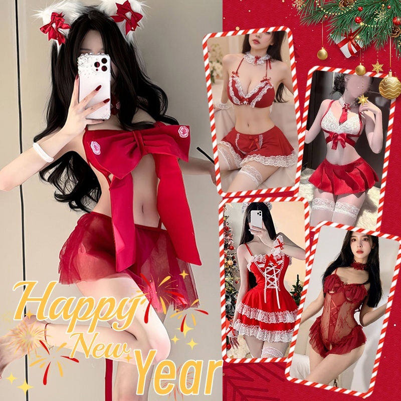 🌹Sexy Bloom🌹 เสื้อผ้าสำหรับปีใหม่🤗 ชุดนอนเซ็กซี่ 🥰หลายสไตล์ ไฮเอนด์แท้ โค้งคำนับ ลูกไม้ พร้อมส่ง