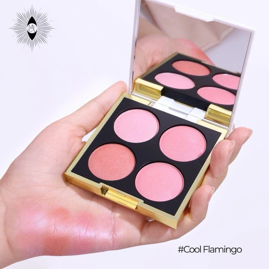 บลัชออนพร้อมส่ง [ของแท้จากบริษัท ] MYCA STAGE LIGHT BLUSH PALETTE บลัชออนไมก้า สเตรท ไลท์ พาเลท บลัชออนไฮไลท์