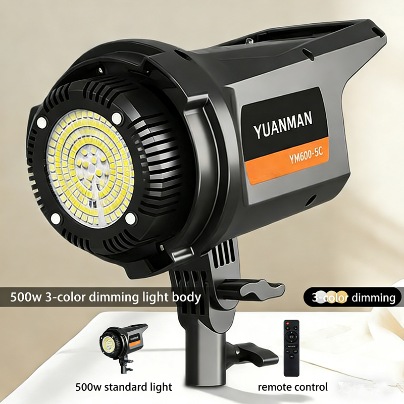 ไฟสตูดิโอ 500w LED light COB ไฟต่อเนื่องสตูดิโอ อุณหภูมิสีคู่ ไฟ led ถ่ายรูป สําหรับถ่ายภาพสตูดิโอ ไ