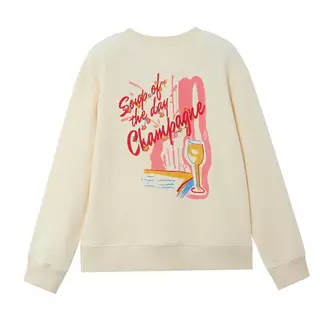 GIORDANO เสื้อสเวตเตอร์ผู้หญิง Women's Boyfriend Sweatshirt 05395606