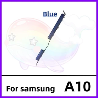 สําหรับ Samsung Galaxy A10 A105 ปุ่มด้านข้างปรับระดับเสียงปุ่ม Flex Cable Keys ปุ่มปิดระดับเสียงขึ้นลงด้านข้าง อะไหล่ทดแ