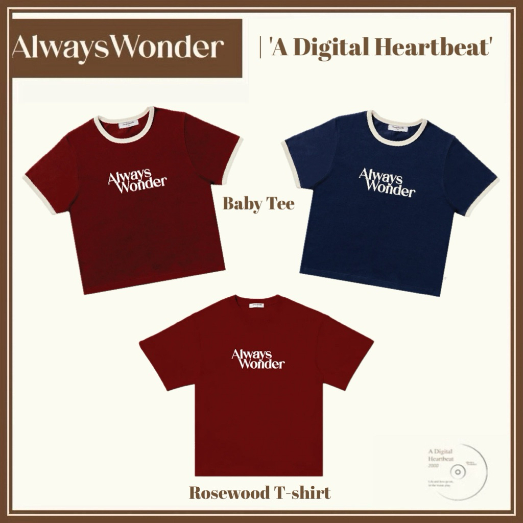 (พร้อมส่ง) AlwaysWonder | 'A Digital Heartbeat' Baby Tee & T-shirt #linglingkwong