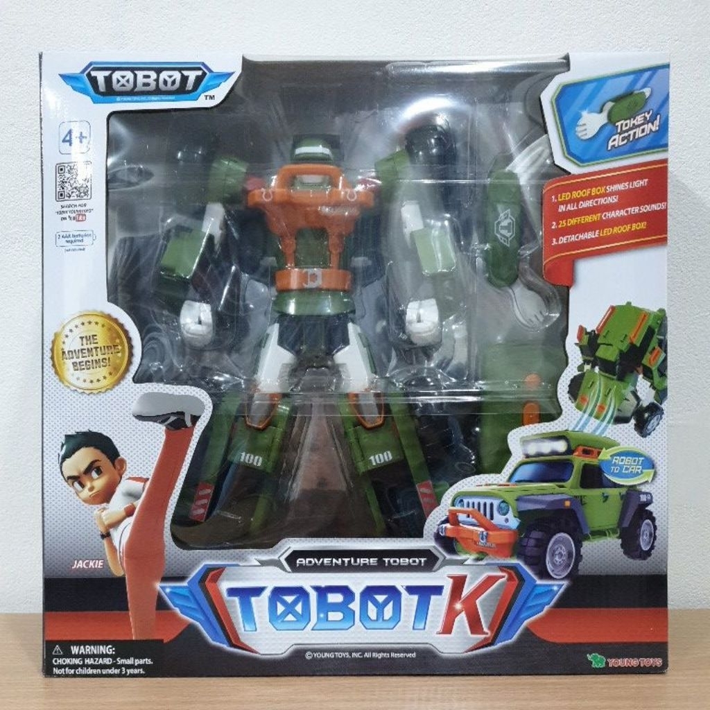 Tobot Adventure Tobot K หุ่นยนต์แปลงร่าง มีเสียง มีไฟ