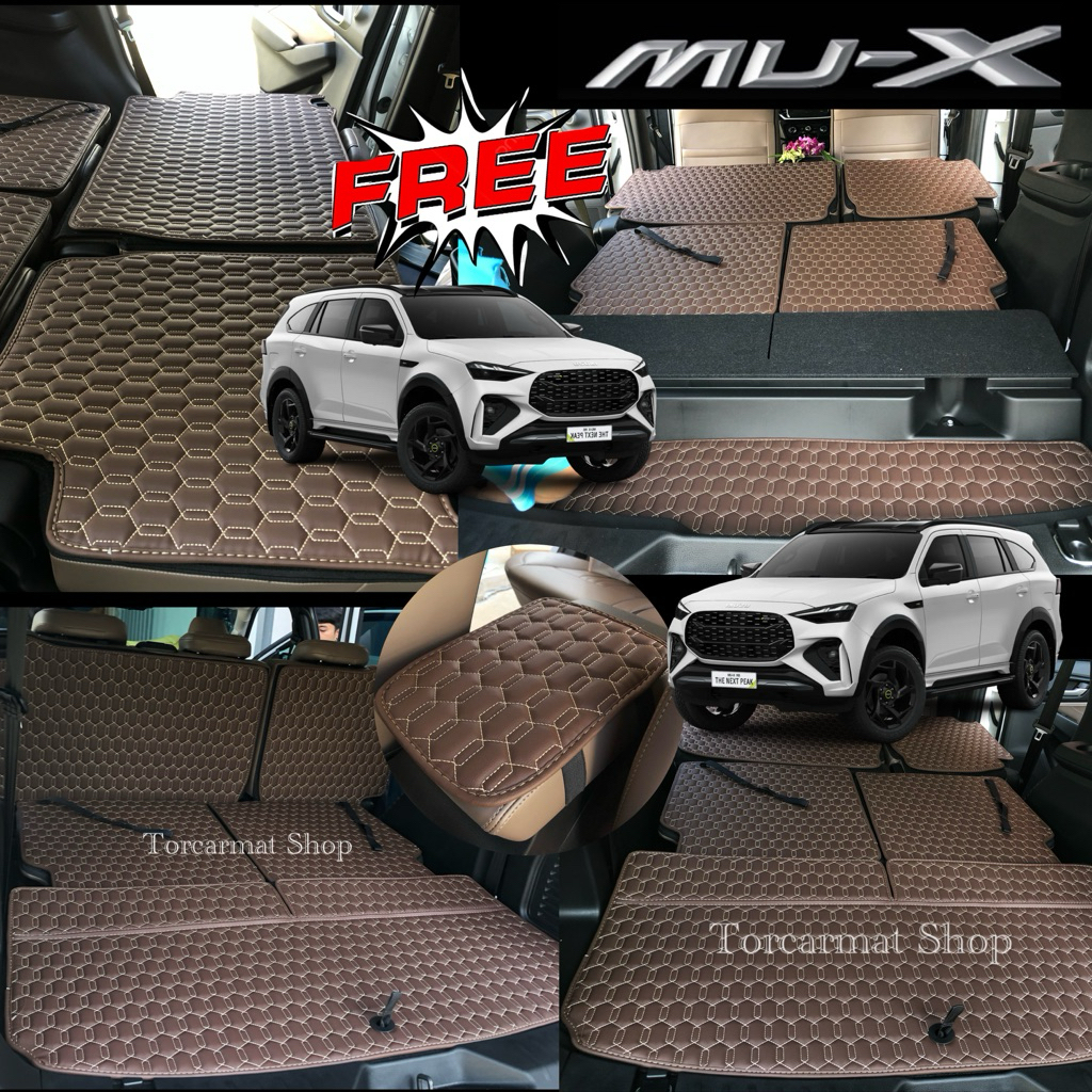( MU-X 2016-2026)(ปิดเบาะ+ท้ายรถ‼️(ฟรี !ผ้าเช็ดพรม) (สีสันมากสุด 51 แบบสี) ♨️สินค้าพร้อมส่ง