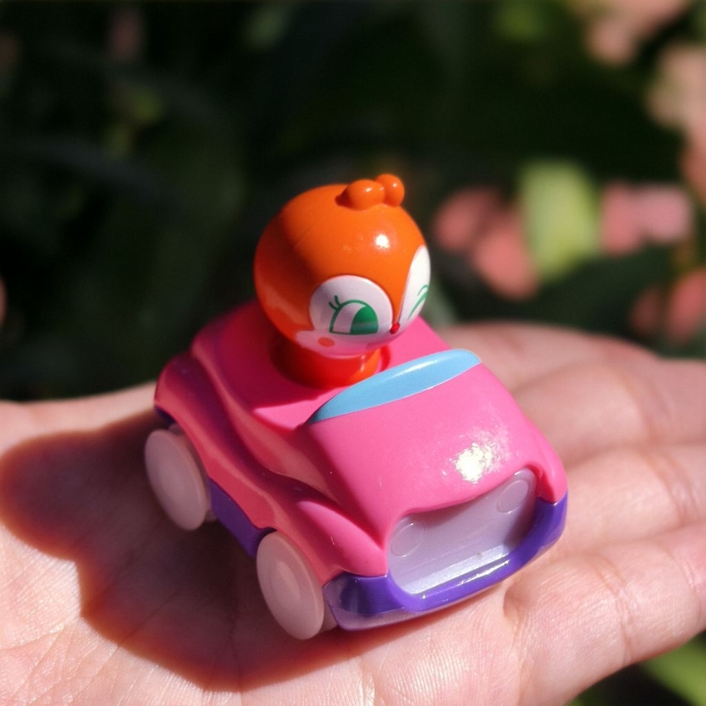 [พร้อมส่ง]Sore Ike! Anpanman Museum Let's Go Mini Car Dokin-chan ของเล่นรถอันปันแมน