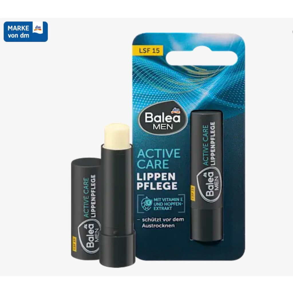 📌New 🧑🏻‍🦱👨🏽‍🦱🇩🇪หมดอายุ 2028 หนุ่มๆ ก็ต้องดูแลริมฝาก บำรุงปากแห้ง‼️ลิปบาล์ม Lip balms Balea Men สำหรับผู้ชาย