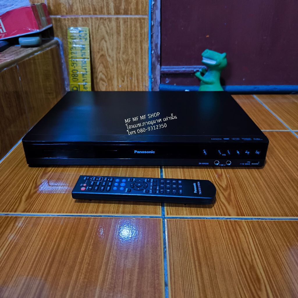 เครื่องเสียง DVD โฮมเธียเตอร์ มือสองPanasonic SA XH333 ไม่มีลำโพง กำลังขับรวม1,000Wขนาดเครื่องสูง6กว