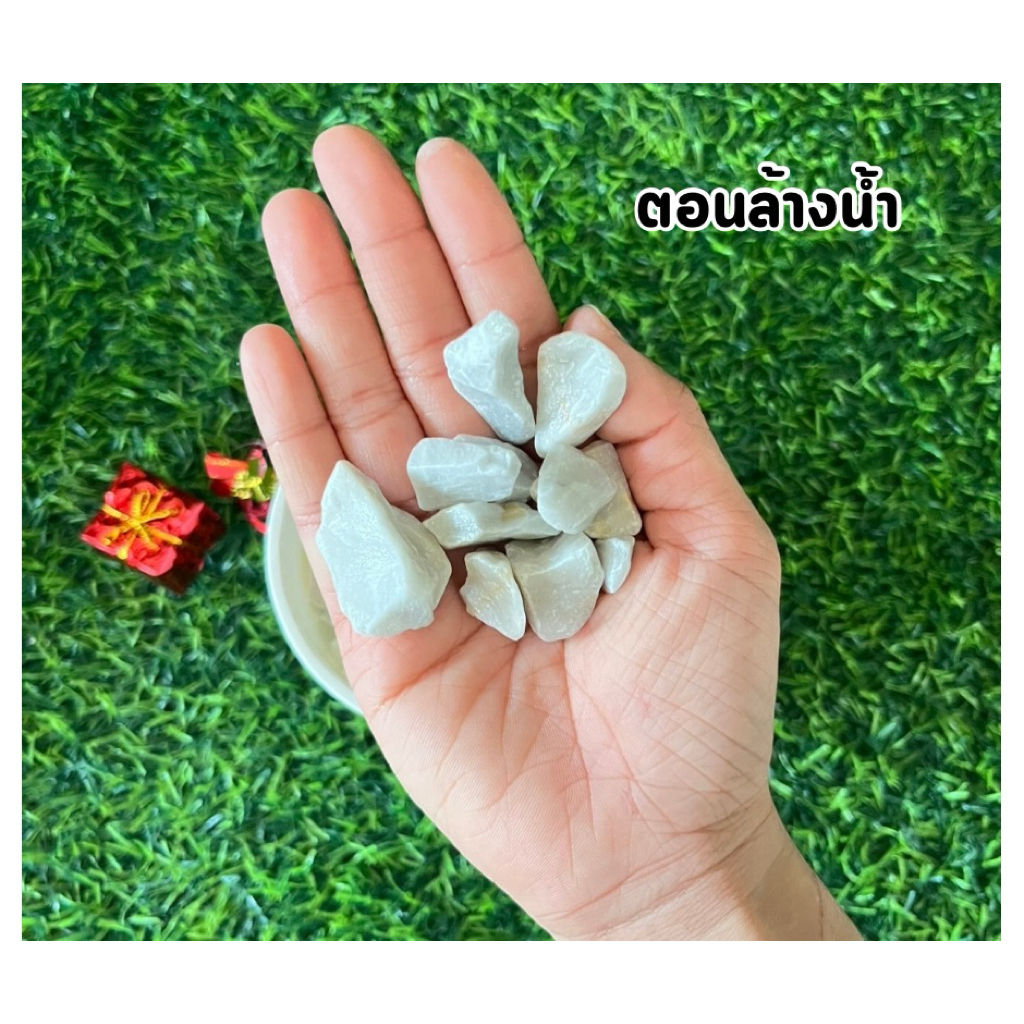 หินเกล็ดขาวคัด5กิโล 10กิโล  เบอร์1-5 แต่งสวน โรยกระถาง ตู้ปลา รบกวนลูกค้าเทียบขนาดให้ดีก่อนสั่งซื้อ ราคา ถูกที่สุด ดีลบีเคเค แกลเลอรีภาพที่ 8
