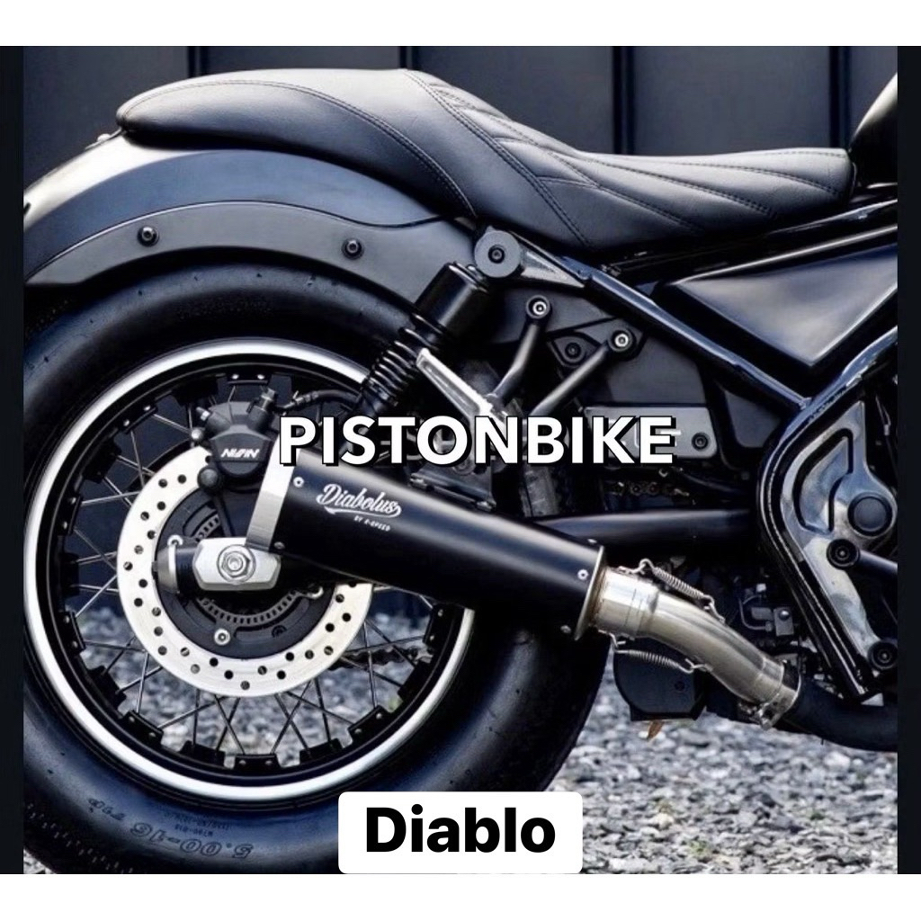 ท่อแต่ง Rebel 300,500 MR Diablo 2016-25 Slip-On by Pistonbike