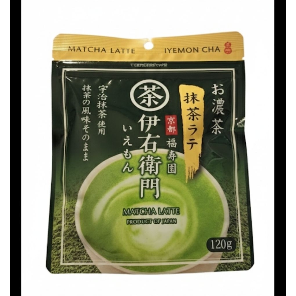 Iyemon Cha Matcha Latte ชาเขียวมัทฉะลาเต้เข้มข้น จากเกียวโต 120 กรัม