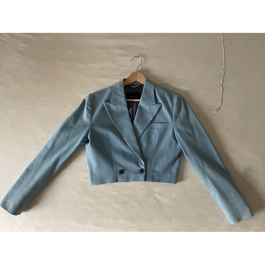 1/2 Blazer in Denim Virginx
