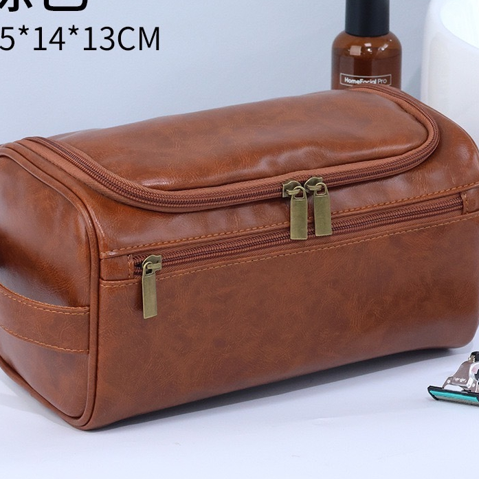 A072 กระเป๋าถือ สำหรับผู้ชาย ความจุขนาดใหญ่ กันน้ำขนาดพกพา ดีไซน์เรียบง่าย ดูดี มีสามสี