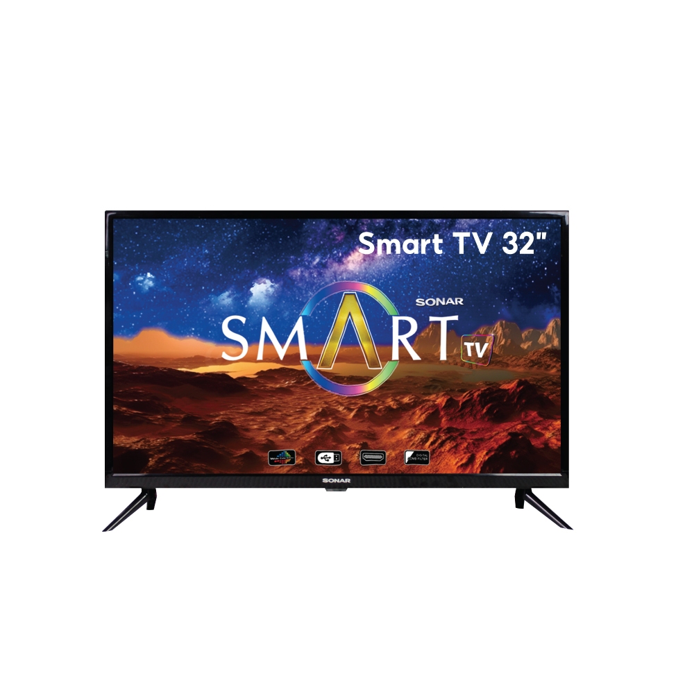 SONAR Smart TV FHD LED ขนาด 32 นิ้ว รุ่น XE-32 (Smart) Youtube Netflix Disney Wi-Fi สมาร์ททีวี (รับป