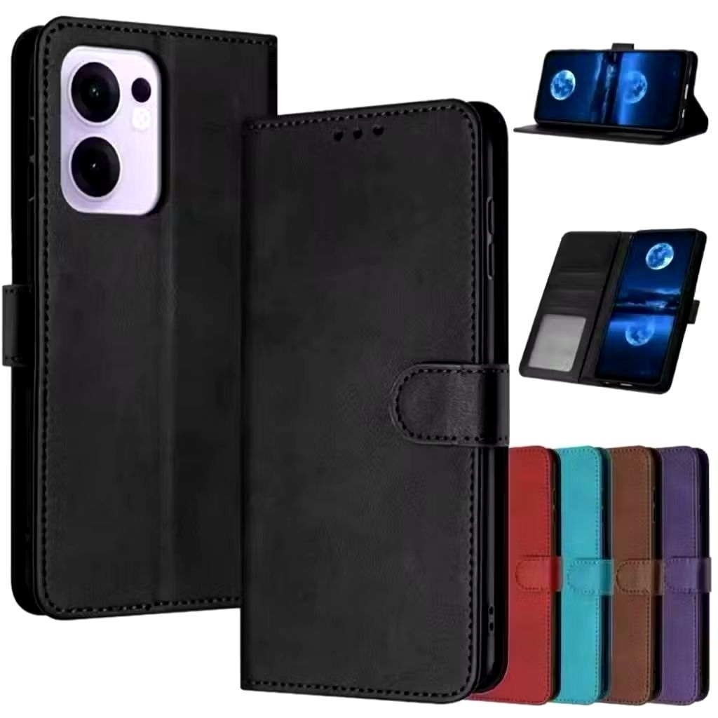 🔥ส่งตรงจากไทย🔥เคสฝาพับหนัง มีล็อค สำหรับ Oppo A6Pro Reno14 Pro 14F  Reno14F Reno13 Pro 13F Reno13F R