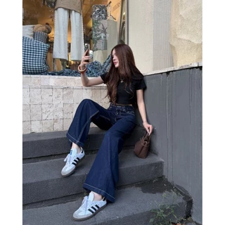 Y2.NEW CLASSY JEANS กางเกงยีนส์ขากระบอก