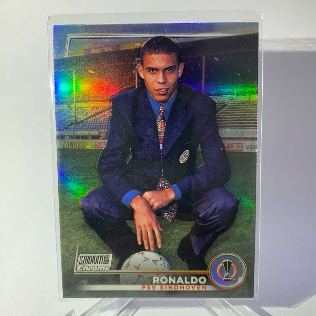การ์ดนักฟุตบอล RONALDO , R9, (refractor), EINDHOVEN, TOPPS STADIUM CHROME 2024