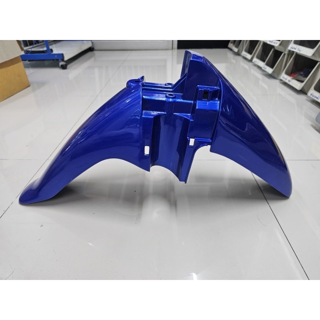 บังโคลนหน้า เวฟ100, 110 สีน้ำเงิน325 แท้เบิกศูนย์ 61100-KFL-850YA