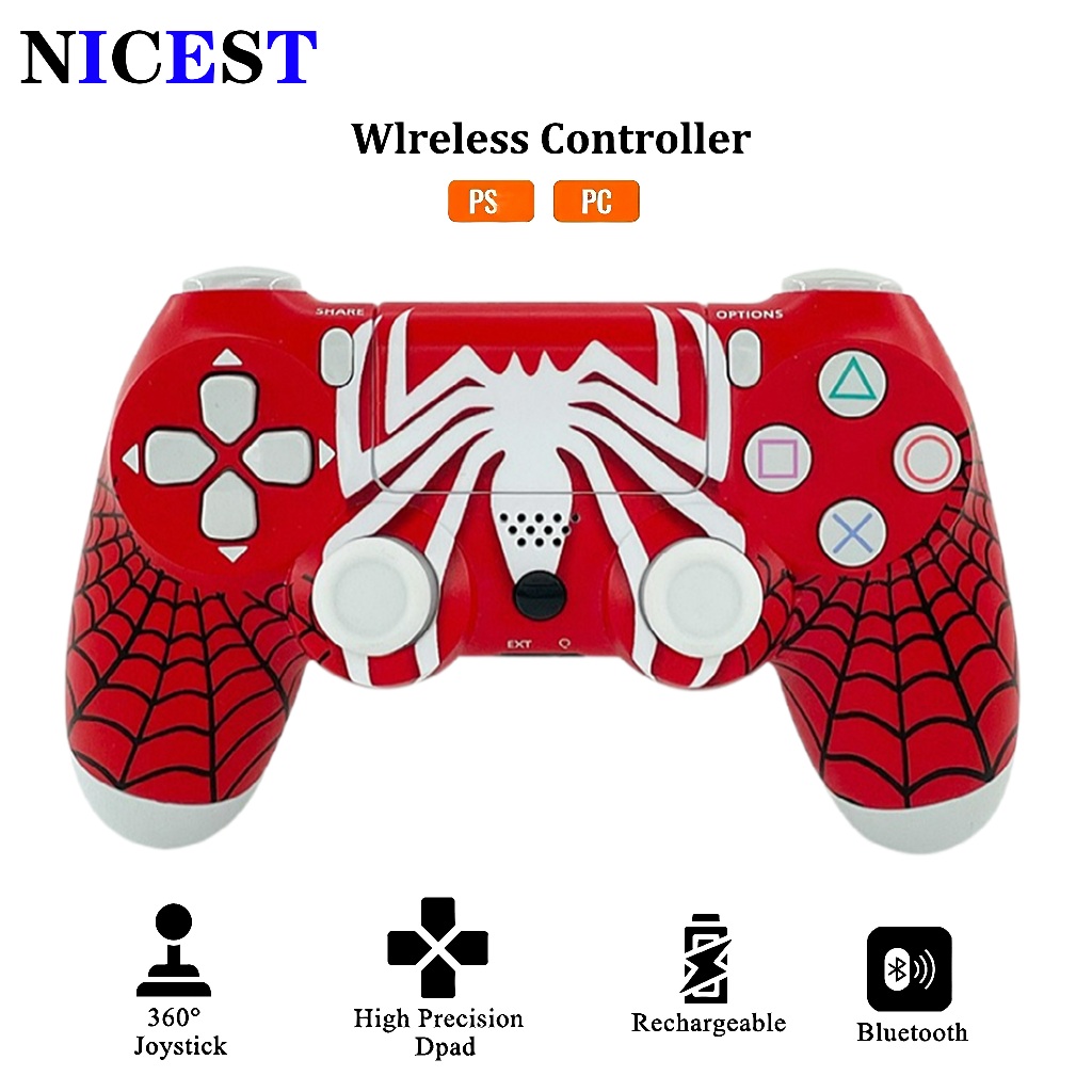 NICEST จอยเกม คอนโทรลเลอร์ จอยสติ๊ก จอยเกมส์ pc จอย PC Joy ตัวควบคุมเกม คอนโทรลเลอร์เกมไร้สาย USB จอยสติ๊กเกม