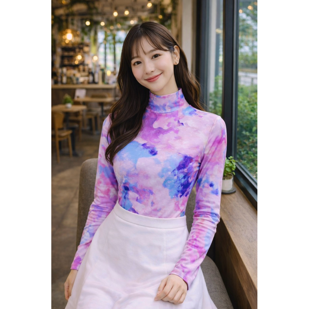 เสื้อกันแดดคอเต่ารัดดกล้ามเนื้อ maxygolf