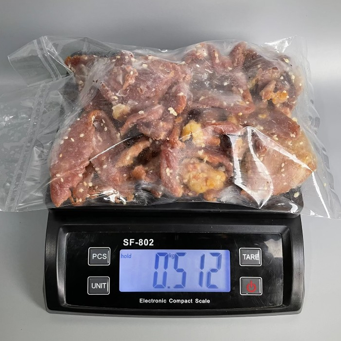 หมูหวานโรยงา หมูหวาน หมูแผ่น นน 500 กรัม /จัดส่งหมูหวาน ครึ่งโล/