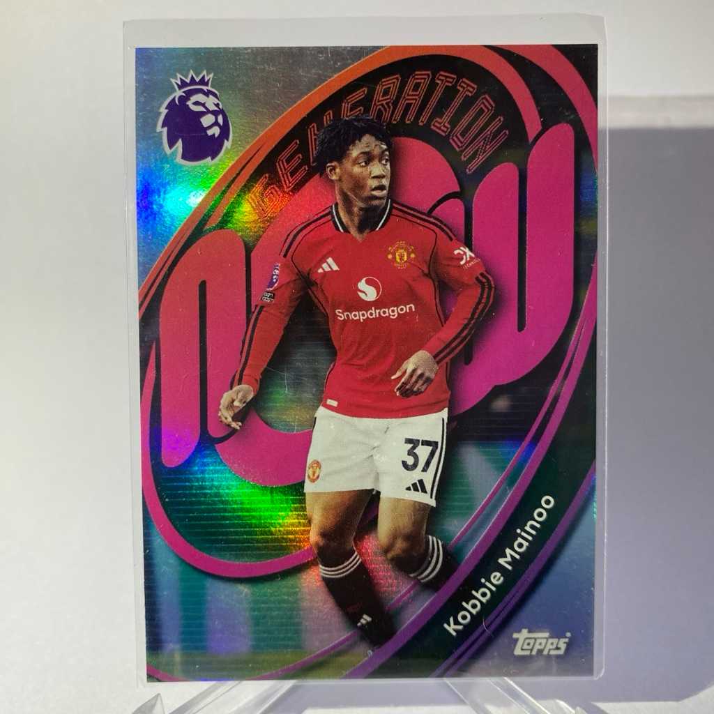 การ์ดนักฟุตบอล KOBBIE MAINOO, MANCHESTER UNITED, GENERATION NOW, TOPPS 2025