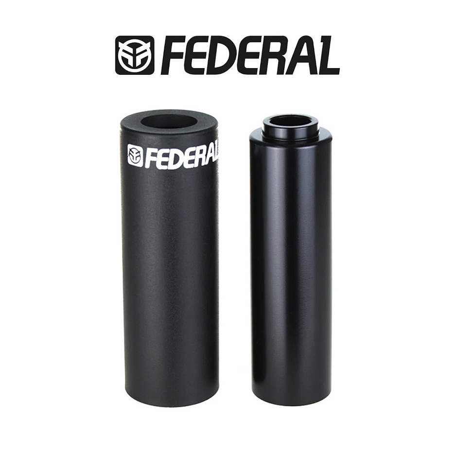 เป๊กพลาสติกแกนโครโมลี จักรยาน BMX FEDERAL 4.5" PLASTIC / CHROMOLY PEG สีดำ ( 1 ชุด)