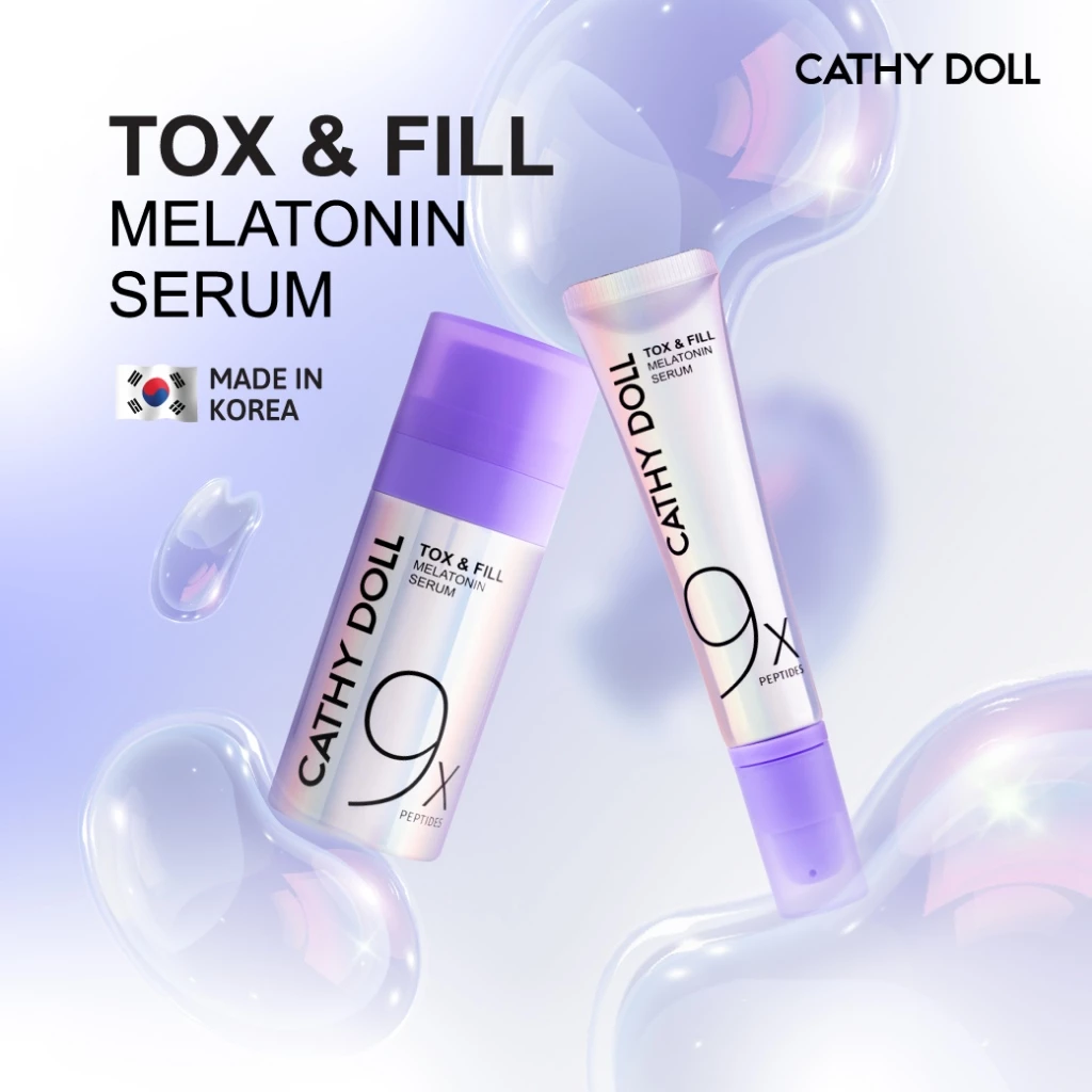 Cathy Doll ท็อกซ์แอนด์ฟิลล์เมลาโทนินเซรั่มไนน์เอ็กซ์เปปไทดส์ มีขนาด 15ml, 30ml เคที่ดอลล์