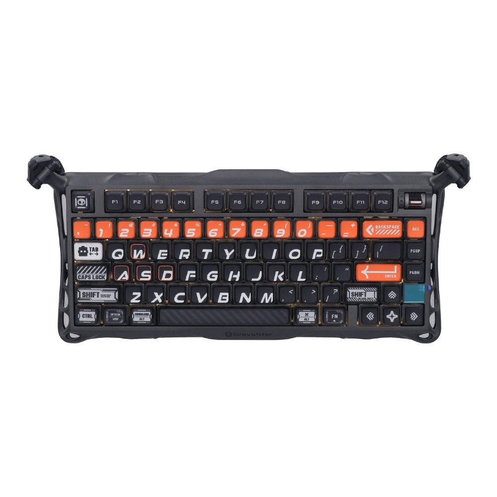 KEYBOARD GRAVASTAR WIRELESS GAMING MERCURY K1 PRO - CYBER FLARE  (สินค้าDEMO)