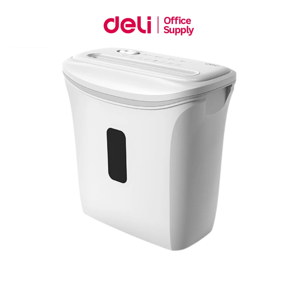 Deli เครื่องทำลายเอกสารA4 12 ลิตร เครื่องย่อยระดับความปลอดภัย DIN Security Level 4 Paper Shredder