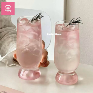 พร้อมส่งจากไทย💖แก้วทรงสูง แก้วน้ำใส่มัทฉะ ใส่นม ฐานแก้วตกแต่…