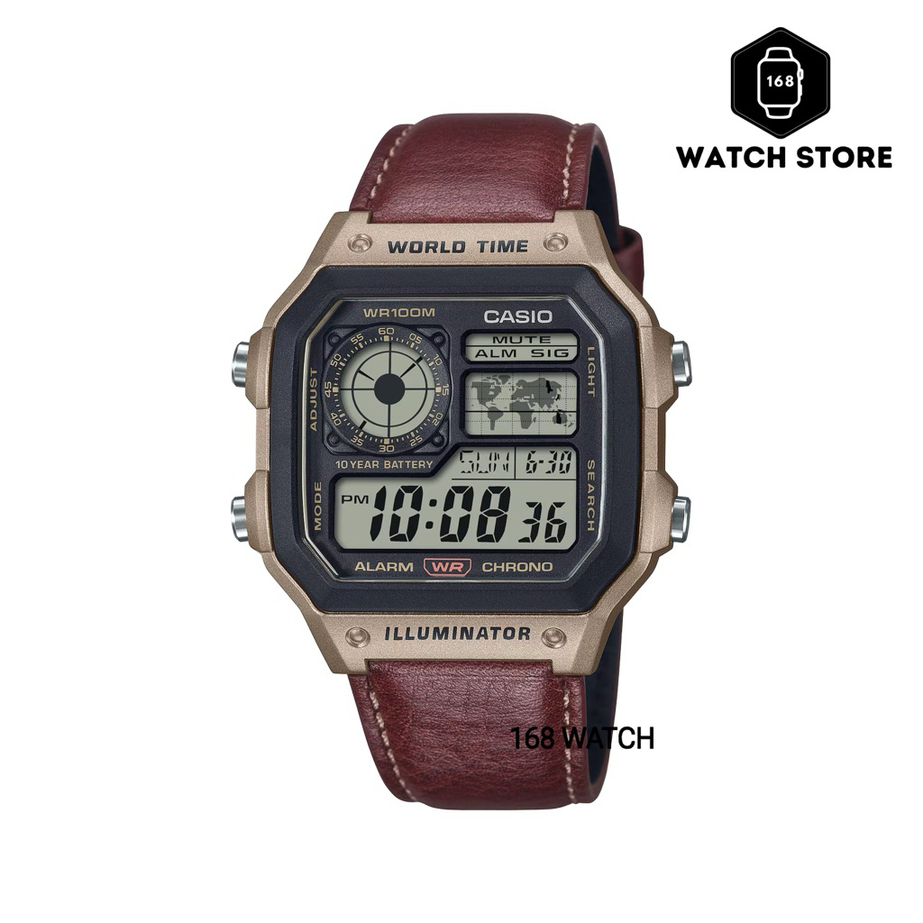 CASIO นาฬิกาข้อมือ รุ่น AE-1200WHL-5A ของแท้ประกันศูนย์ 1ปี