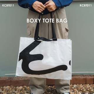 KIM&CO. ORIGINAL - Boxy Tote – “Logo Type Series” (KCBT011) …