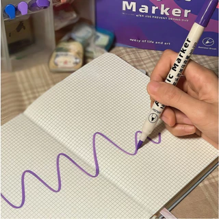 ปากกามาร์กเกอร์อะคริลิค Acrylic Marker 12/24/36 สี กันน้ำ สีสด แห้งเร็ว ปลายนิ่ม วาดรูป DIY เขียนไม้ แก้ว หิน ผ้า กระดาษ
