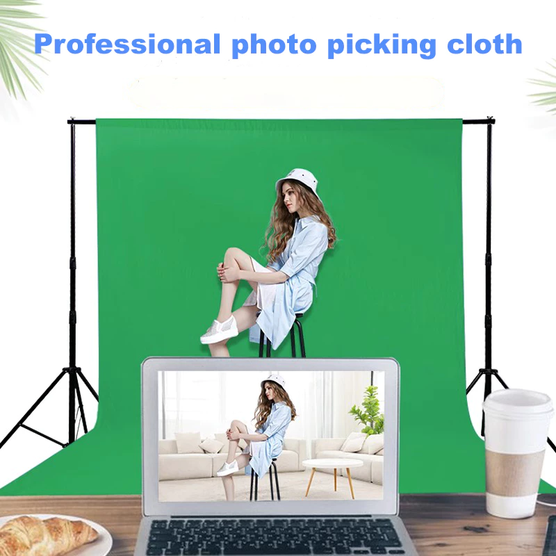 ผ้าฉากสีเขียว Green Screen ขนาด 2X3 เมตร