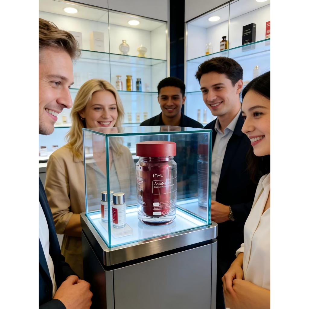 IN U AstaNext+ ผลิตภัณฑ์เสริมอาหาร แอสต้าเน็กซ์ พลัส เหมาะสำหรับทุกเพศทุกวัย อาหารเสริมทองคำ