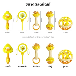 VICTOKY ของเล่นเขย่ามือ ลดอาการคันเหงือก ของเล่นทารก ยางกัดสำหรับเด็ก ปลอดสารปลอดภัย