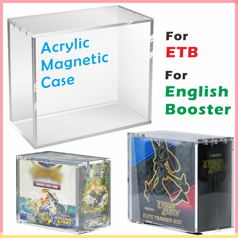 1PC Acrylic Magnetic Case For ETB / English Booster / Japanese Small Booster / Japanese Booster 5mm