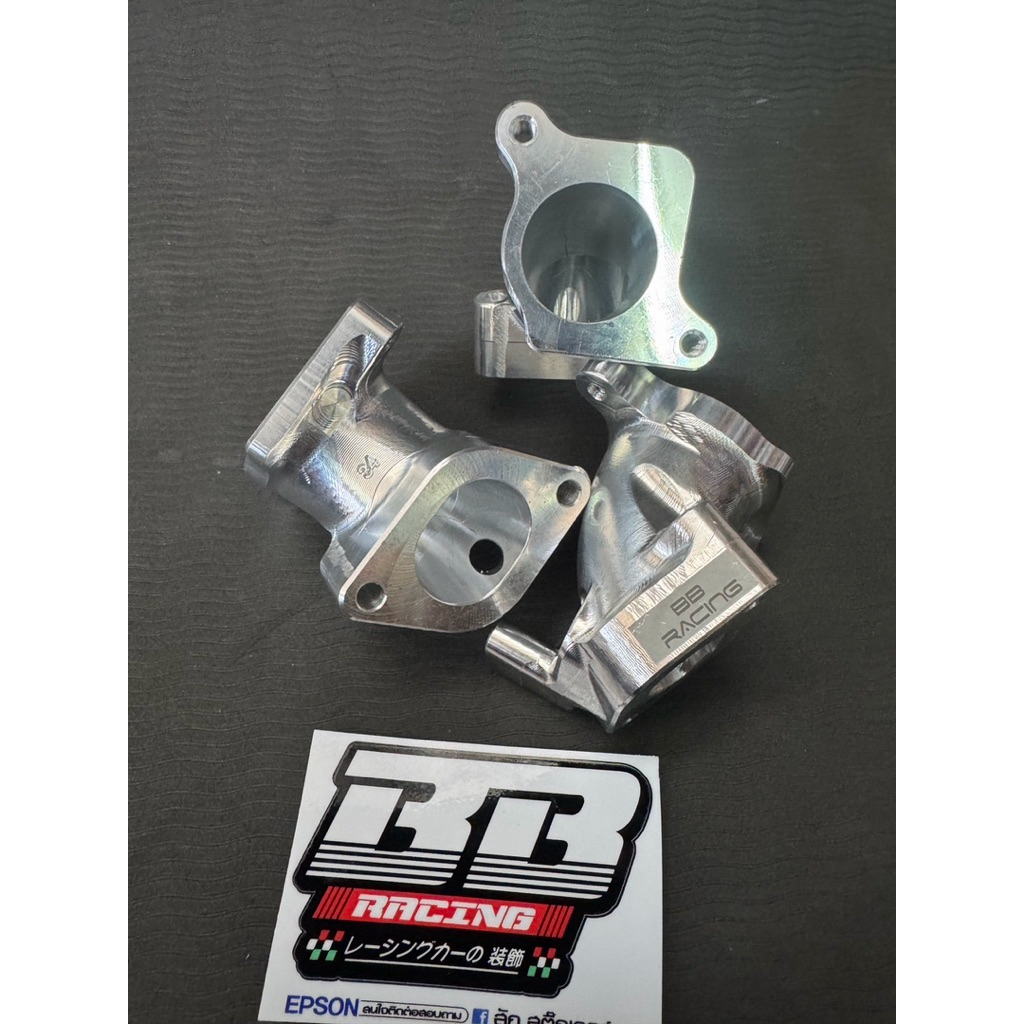 คอหรีดนอน LEAD GIORNO แท้💯 BB RACING (เข้าหัวฉีดเดิม) คอสั้น คอไอดีลิ้นนอน หรีด หลีด จีออโน่ คอหลีด