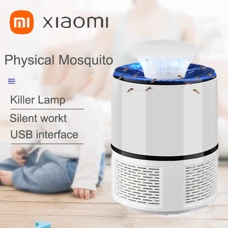 เครื่องกำจัดยุง XIAOMI กับดักรอบทิศทาง360º ปกป้องคนที่คุณรัก เครื่องดักยุงไฟฟ้า USB mosquito killer lamp รับประกัน 1ปี