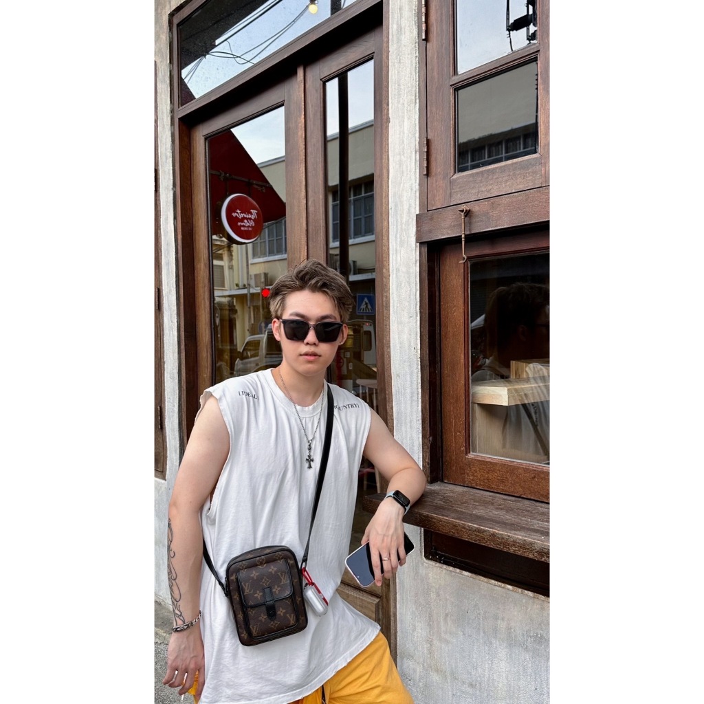 Gentle Monster JACKIE แว่นกันแดด Unisex Temple Words แว่นกันแดดทรงสี่เหลี่ยมแกะสลักสำหรับผู้หญิงสำหรับผู้ชายและผู้ห - รูปที่ 3