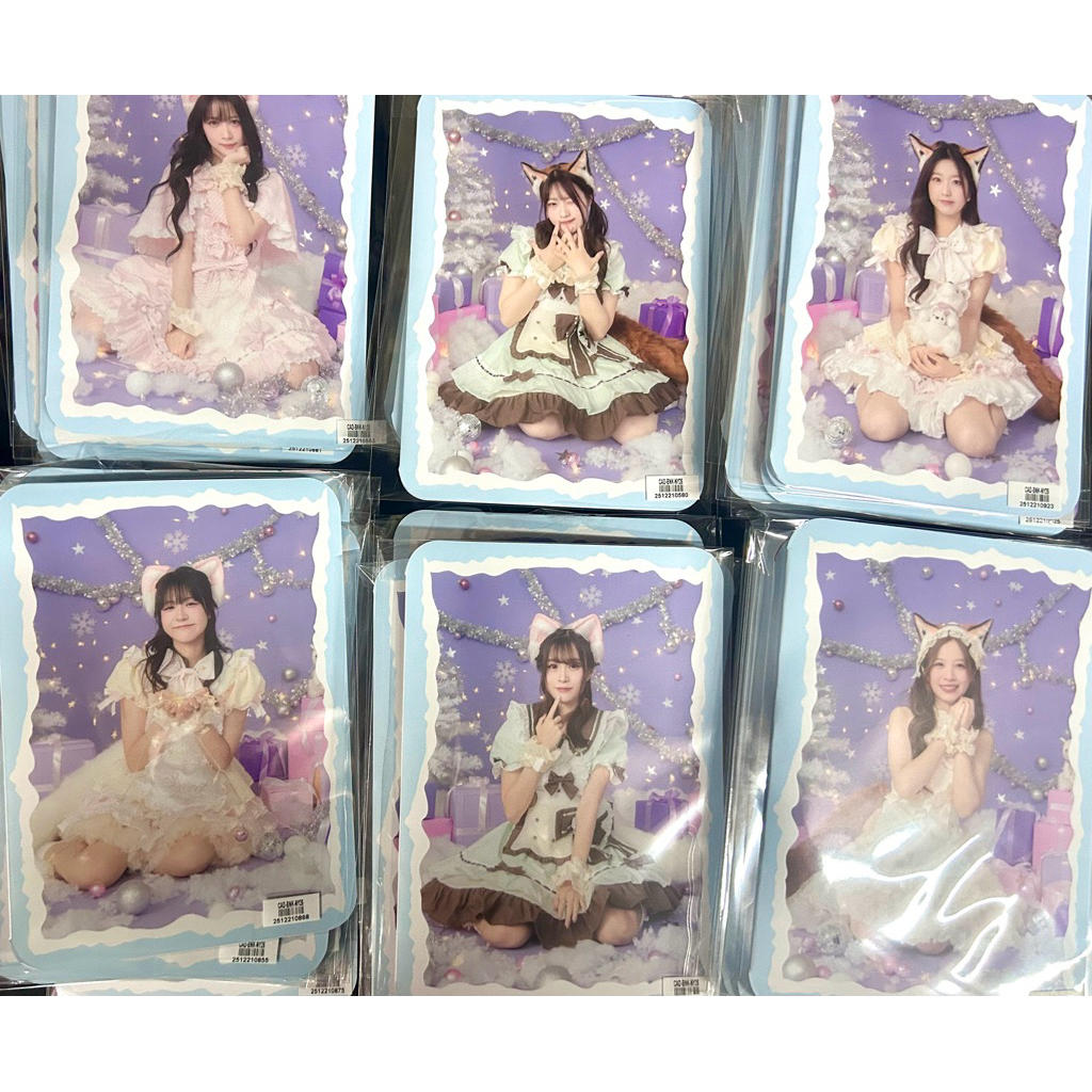 BNK48 สคส 2026 Greeting Card New Year 2026 Cerebration Hoop Monet Yoghurt L Marine Blythe Praew Rose